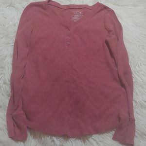 Pink Long Sleeve Shirt